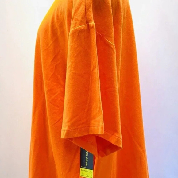 NWT TEK GEAR Women Short Sleeve Crew Neck On the Go Gear Orange Shirt Plus Sz 1X - Picture 11 of 12